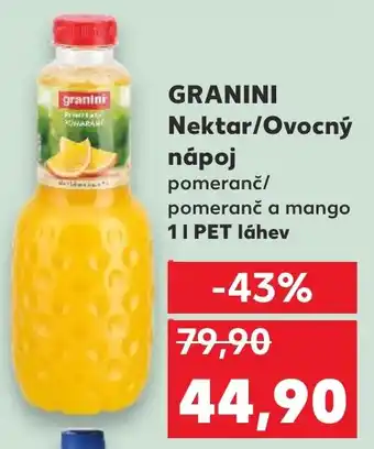 Kaufland GRANINI Nektar/Ovocný nápoj nabídka