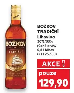 Kaufland BOŽKOV TRADIČNÍ Lihovina nabídka