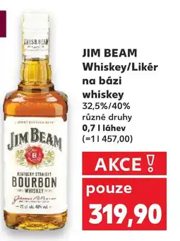 Kaufland JIM BEAM Whiskey/Likér na bázi whiskey nabídka