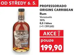 Kaufland PROFESSORADO Origins Carribean Rum nabídka