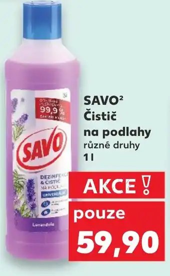 Kaufland SAVO Čistič na podlahy nabídka