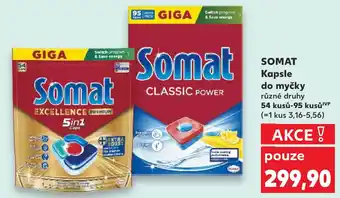 Kaufland SOMAT Kapsle do myčky nabídka