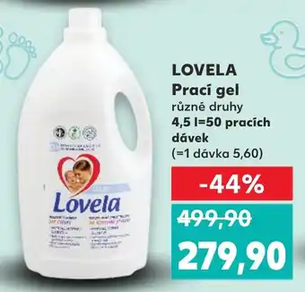 Kaufland LOVELA Prací gel nabídka