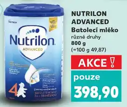 Kaufland NUTRILON Advanced Batolecí mléko nabídka