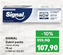 Kaufland SIGNAL Zubní pasta nabídka