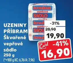 Kaufland UZENINY PŘÍBRAM Škvařené vepřové sádlo nabídka