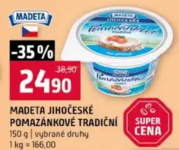 Terno Madeta jihočeské pomazánkové tradiční nabídka