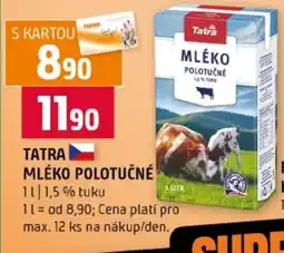Terno Tatra mléko polotučné nabídka