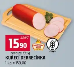 Terno Kuřecí debrecínka nabídka