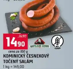 Terno Kominický česnekový točený salám nabídka