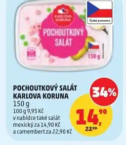 Penny Market Pochoutkový salát karlova koruna nabídka