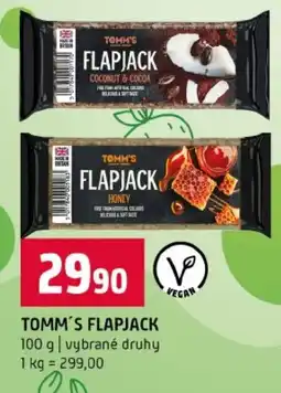 Terno Tomm's flapjack nabídka