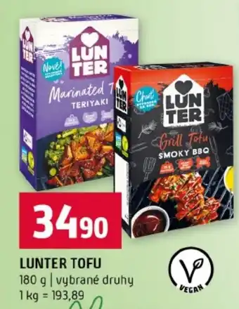 Terno Lunter tofu nabídka