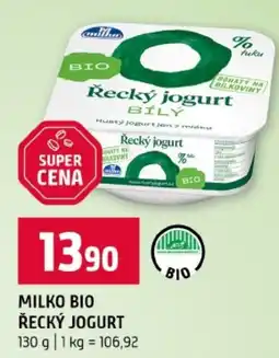 Terno Milko bio řecký jogurt nabídka