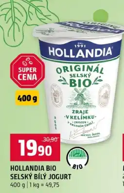 Terno Hollandia bio selský bílý jogurt nabídka