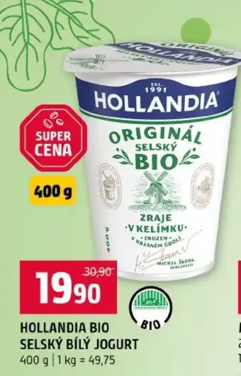 Terno Hollandia bio selský bílý jogurt nabídka
