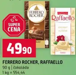 Terno Ferrero rocher, Raffaello nabídka