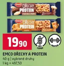 Terno EMCO ořechy a protein nabídka