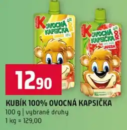 Terno Kubík 100% ovocná kapsička nabídka