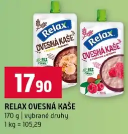Terno Relax ovesná kaše nabídka