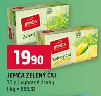 Terno Jemča zelený čaj nabídka