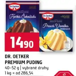 Terno Dr.Oetker Premium puding nabídka
