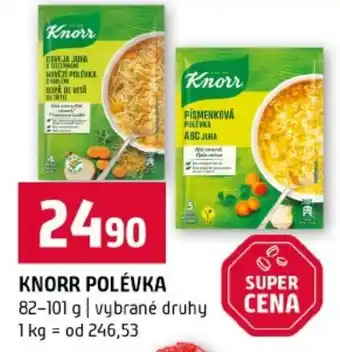 Terno Knorr polévka nabídka