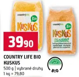 Terno Country life bio kuskus nabídka