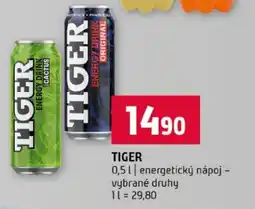 Terno TIGER energetický nápoj nabídka