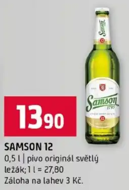 Terno SAMSON 12 pivo originál světlý ležák nabídka