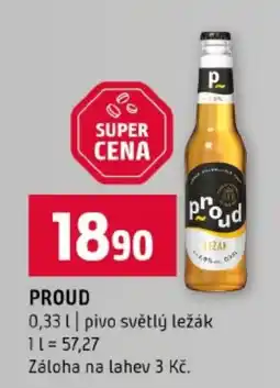 Terno PROUD pivo světlý ležák nabídka