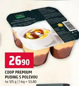 Terno Coop premium puding s polevou nabídka