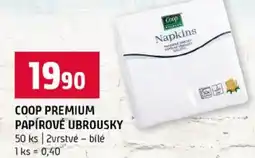 Terno Coop premium papírové ubrousky nabídka