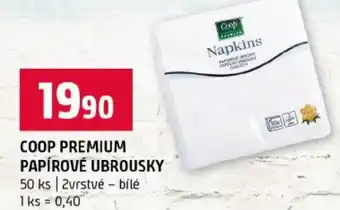 Terno Coop premium papírové ubrousky nabídka