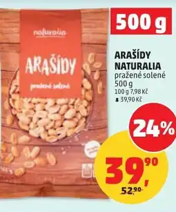 Penny Market Arašídy naturalia pražené solené nabídka