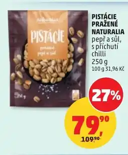Penny Market Pistácie pražené naturalia pepř a sůl, s příchutí chilli nabídka