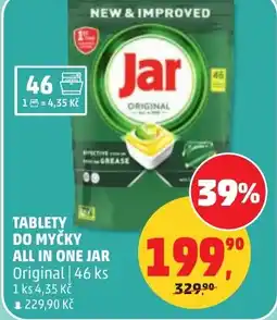 Penny Market Tablety do myčky all in one jar original nabídka