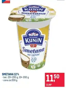 Makro Smetana 12% nabídka
