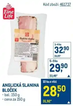 Makro Anglická slanina bloček nabídka