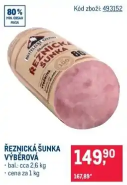 Makro Řeznická šunka výběrová nabídka