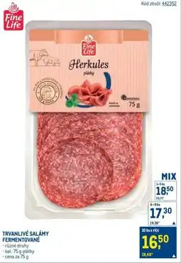 Makro Trvanlivé salamy fermentované nabídka