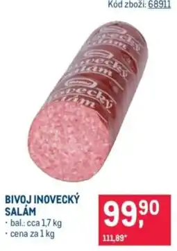 Makro Bivoj inovecký salám nabídka