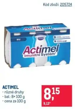 Makro Actimel nabídka