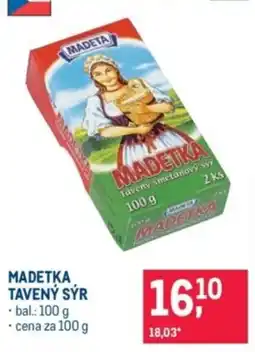 Makro Madeta Madetka tavený sýr nabídka