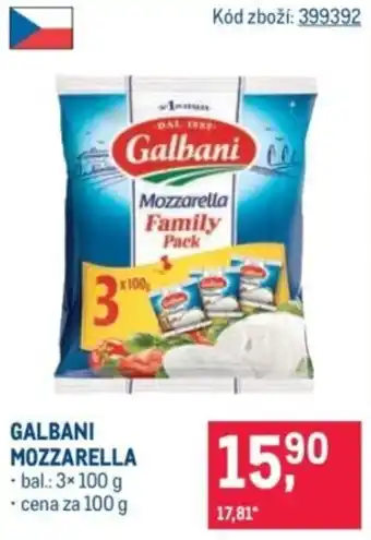 Makro Galbani mozzarella nabídka