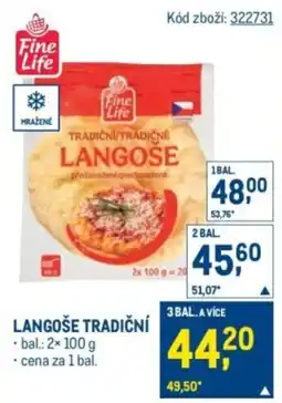 Makro Fine Life Langoše tradiční nabídka