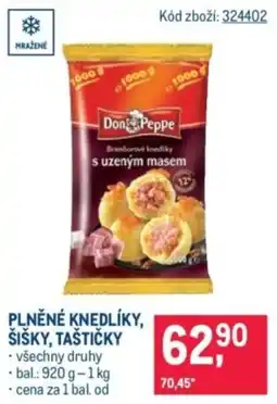 Makro Don Peppe Plněné knedlíky, sišky, taštičky nabídka