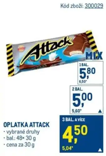Makro Oplatka attack nabídka