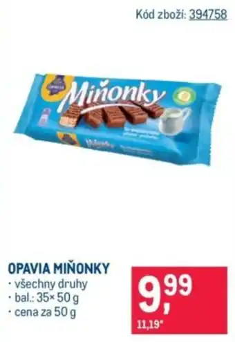 Makro Opavia miňonky nabídka
