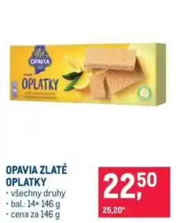 Makro Opavia zlaté oplatky nabídka